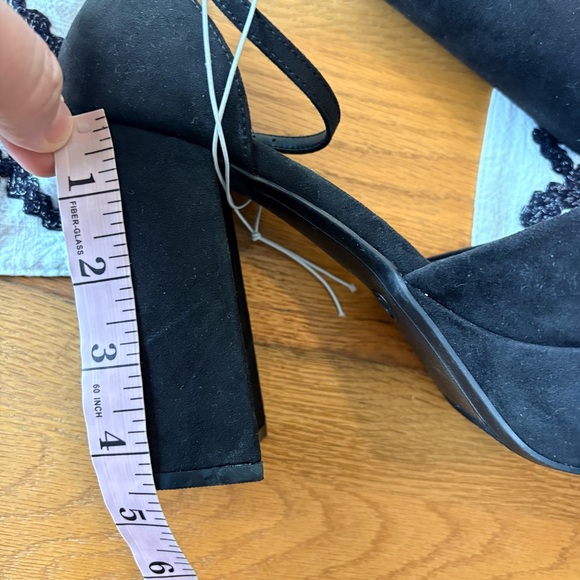 NEW a new day Black Chunky Platform Heels women’s shoes size 10 - Picture 7 of 8